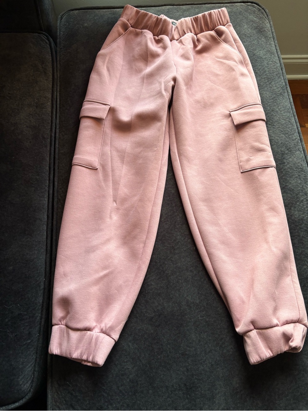 Express Pink Cargo Jogger Pants
